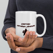 Star Trek Janeway Café, noir. Tasse blanche