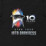 Star Trek XII: Into Darkness 10th Anniversary Adult Short Sleeve T-Shirt