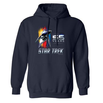Star Trek 55th Anniversary Fleece Hooded Sweatshirt