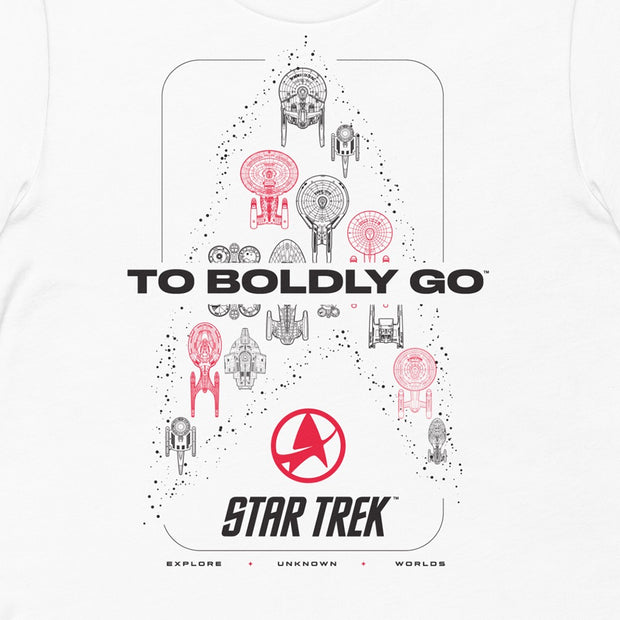 Star Trek To Boldly Go Kurzarm T-Shirt