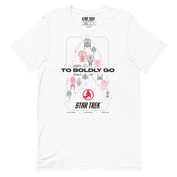 Star Trek To Boldly Go Kurzarm T-Shirt