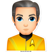 Star Trek: Strange New Worlds Pike Emoji Die Cut Sticker