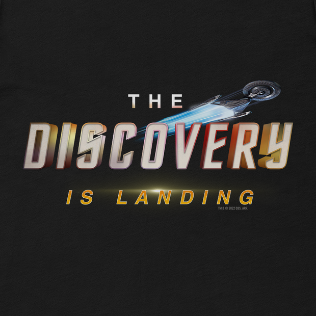 Star Trek: Discovery Die Entdeckung landet Kurzarm T-Shirt für Erwachsene