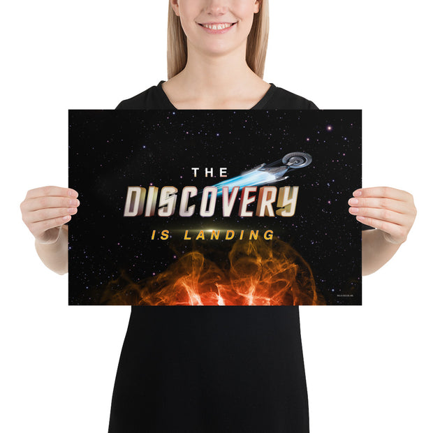 Star Trek: Discovery The Discovery Is Landing Premium Matte Paper Poster
