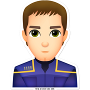 Star Trek: Enterprise Archer Emoji Stanzaufkleber