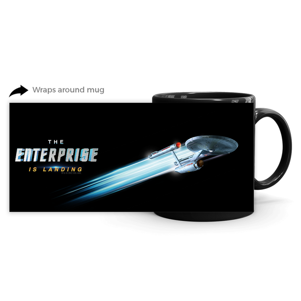 Star Trek: The Original Series The Enterprise is Landing Mug