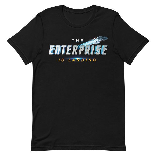 Star Trek: The Original Series Die Enterprise landet Kurzarm T-Shirt für Erwachsene