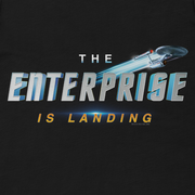 Star Trek: The Original Series The Enterprise is Landing Adult Short Sleeve T-Shirt