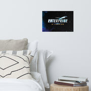 Star Trek: The Original Series The Enterprise is Landing Premium Matte Paper Poster