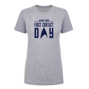 Star Trek: First Contact Day Blue Logo Women's Short Sleeve T-Shirt