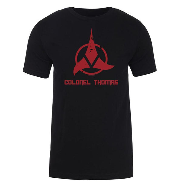 Star Trek Klingon Red Logo Personalized Adult Short Sleeve T-Shirt