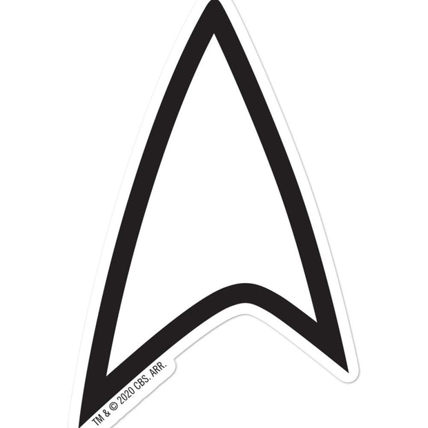 Star Trek: Unterdeck Delta gestanzte Aufkleber