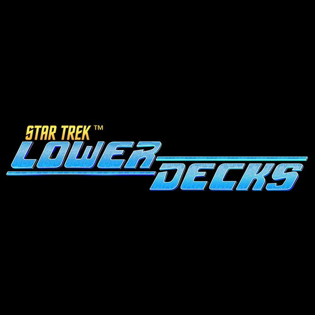 Star Trek: Lower Decks Logo Schwarzer Becher
