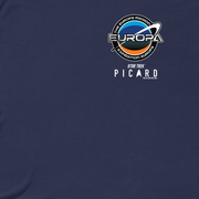 Star Trek: Picard Europa-Mission Kurzarm T-Shirt für Erwachsene