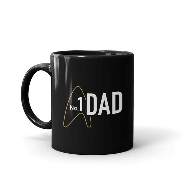 Star Trek: Picard No. 1 Dad Black Mug