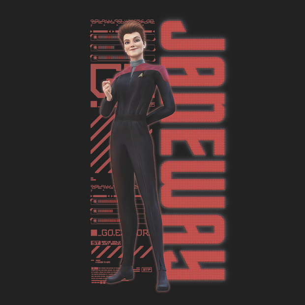 Star Trek: Wunderkind Janeway Kurzarm-T-Shirt für Kinder