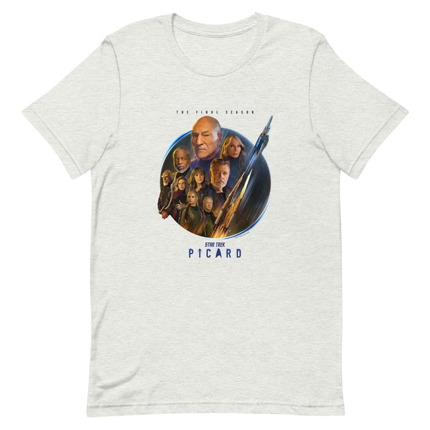 Star Trek: Picard Staffel 3 Besetzung Kurzarm T-Shirt für Erwachsene