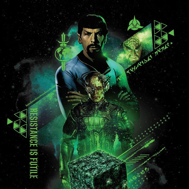 Star Trek Resistance Is Futile Premium Poster