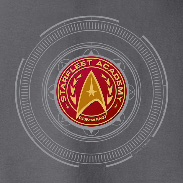 Star Trek: Starfleet Academy Command Badge Fleece Hooded Sweatshirt