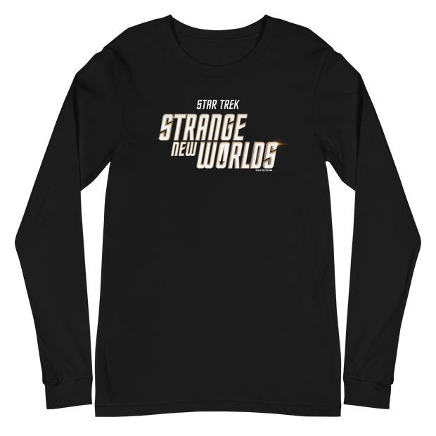 Star Trek: Strange New Worlds Flare Logo Langarm T-Shirt für Erwachsene