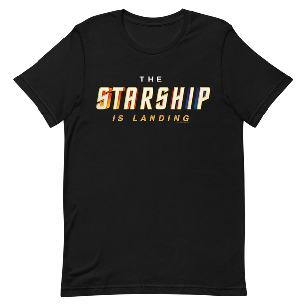 Star Trek Das Raumschiff landet Kurzarm T-Shirt für Erwachsene