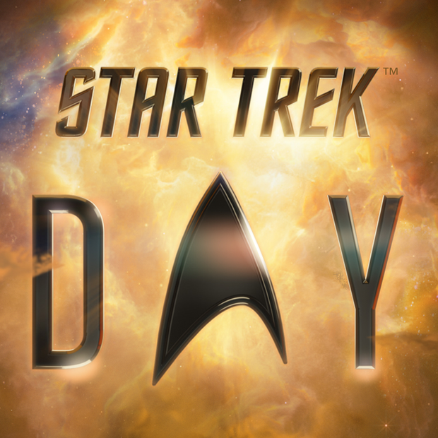 Star Trek Day Logo Schwarzer Becher