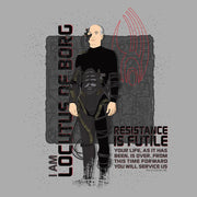 Star Trek: The Next Generation Picard Locutus Borg Adult Short Sleeve T-Shirt