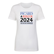 Star Trek: The Next Generation Picard & Riker 2024 Women's Short Sleeve T-Shirt