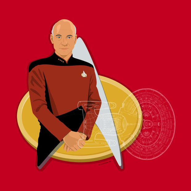 Star Trek: Das Picard Delta Adult Short Sleeve T-Shirt der nächsten Generation