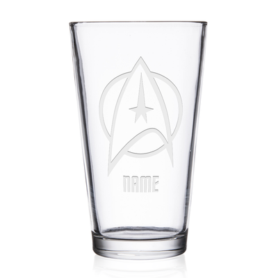 Star Trek: The Original Series Star Trek: The Original Series Delta Personalized Laser Engraved Pint Glass Engraved Pint Glass
