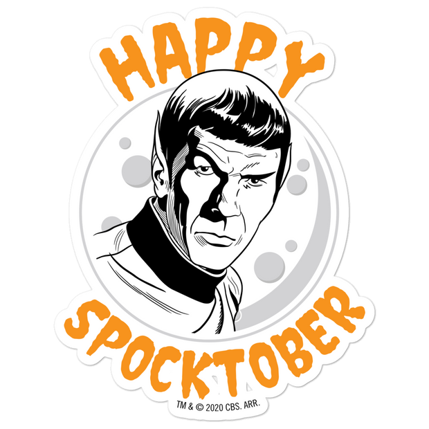 Star Trek: Die Original Serie Happy Spocktober Die Cut Sticker