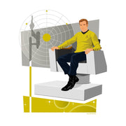 Star Trek: The Original Series Kirk Captain's Chair Adult Short Sleeve T-Shirt