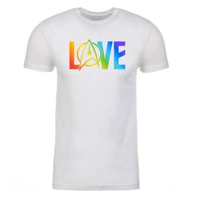 Star Trek: The Original Series Pride Love Adult Short Sleeve T-Shirt