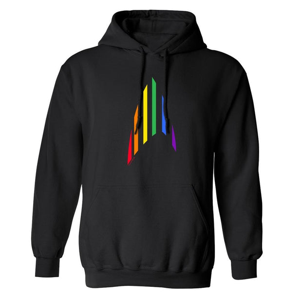 Star Trek: The Original Series Pride Rainbow Delta Fleece Hooded Sweatshirt