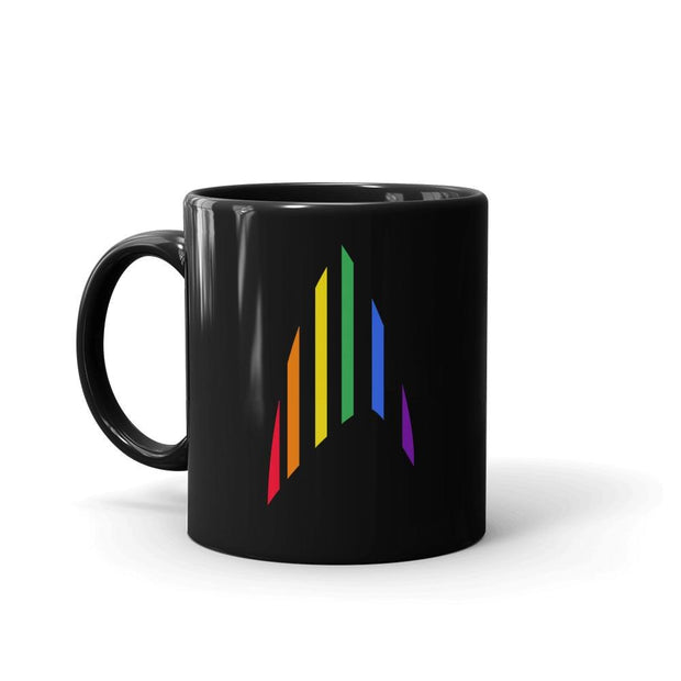 Star Trek: Die Original Serie Pride Rainbow Delta Black Mug