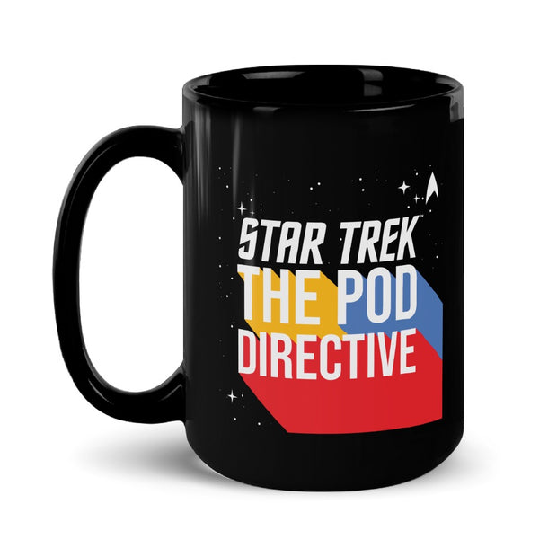 Star Trek The Pod Directive Black Mug