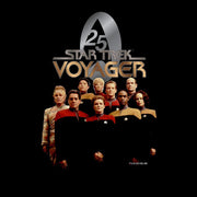 Star Trek: Voyager 25 Gold Crew Adult Short Sleeve T-Shirt