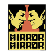 Star Trek: Das Original Mirror Mirror T-Shirt für Erwachsene mit kurzen Ärmeln